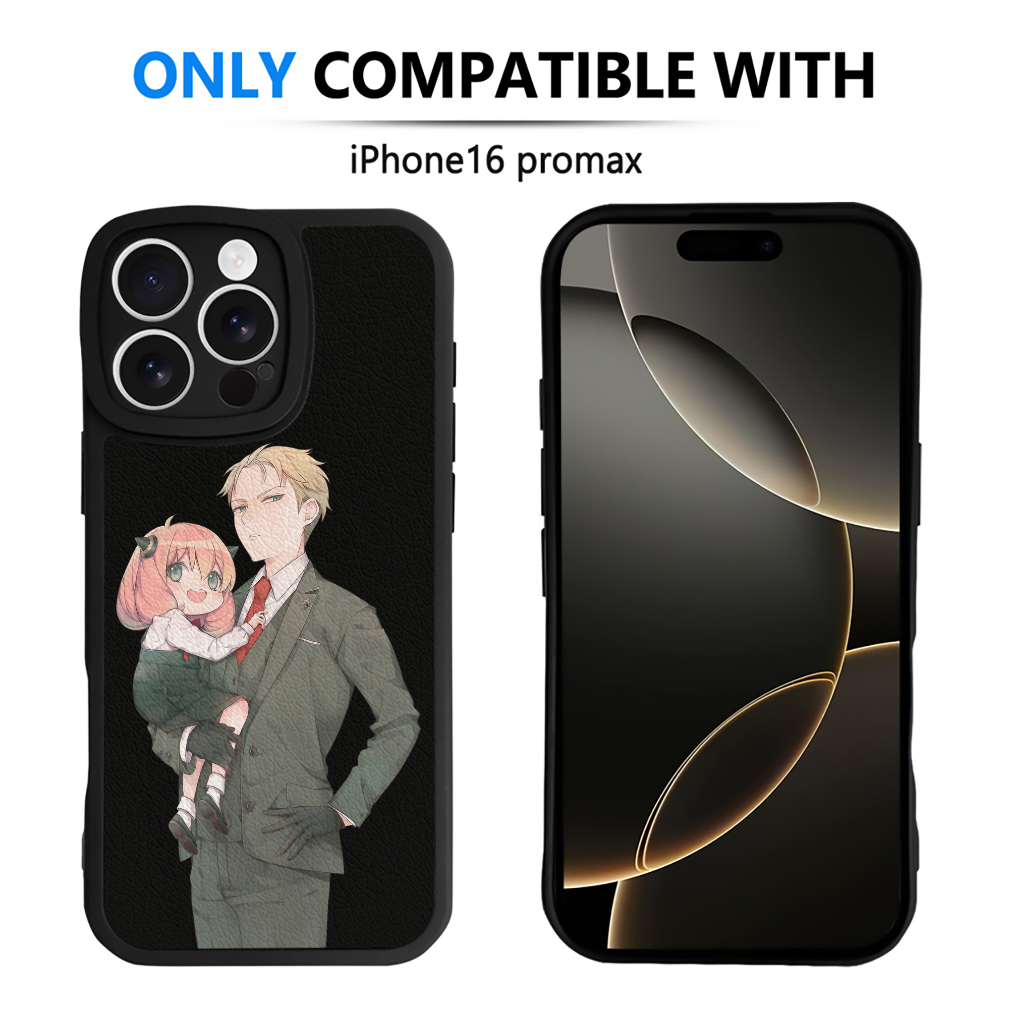 （画像用） SPY×FAMILY间谍家家酒 【iPhone 16シリーズ対応】シリコンスマホケース（レザー調） 材質：シリコン